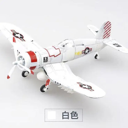 1/48 Scale WWII AirForce P-40 Tomahawk Military Flying Tigers P51 MUSTANG F4U BF109 Fighter Model Collection DIY Puzzle Toys