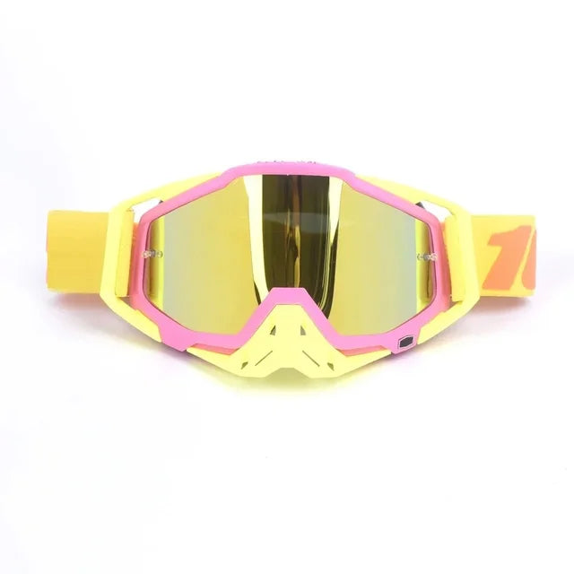PITSCOTTFOX100 Windproof Motorcycle Goggles for Men and Women, Dustproof, Motocross, Racing, Cycling, Skiing, Best Selling 