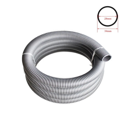 Manguera de aspiradora de 28 mm (interior) y 34 mm (exterior), fuelle, pajitas, rosca de fábrica, tubo de aspiradora, piezas de repuesto de tubería blanda