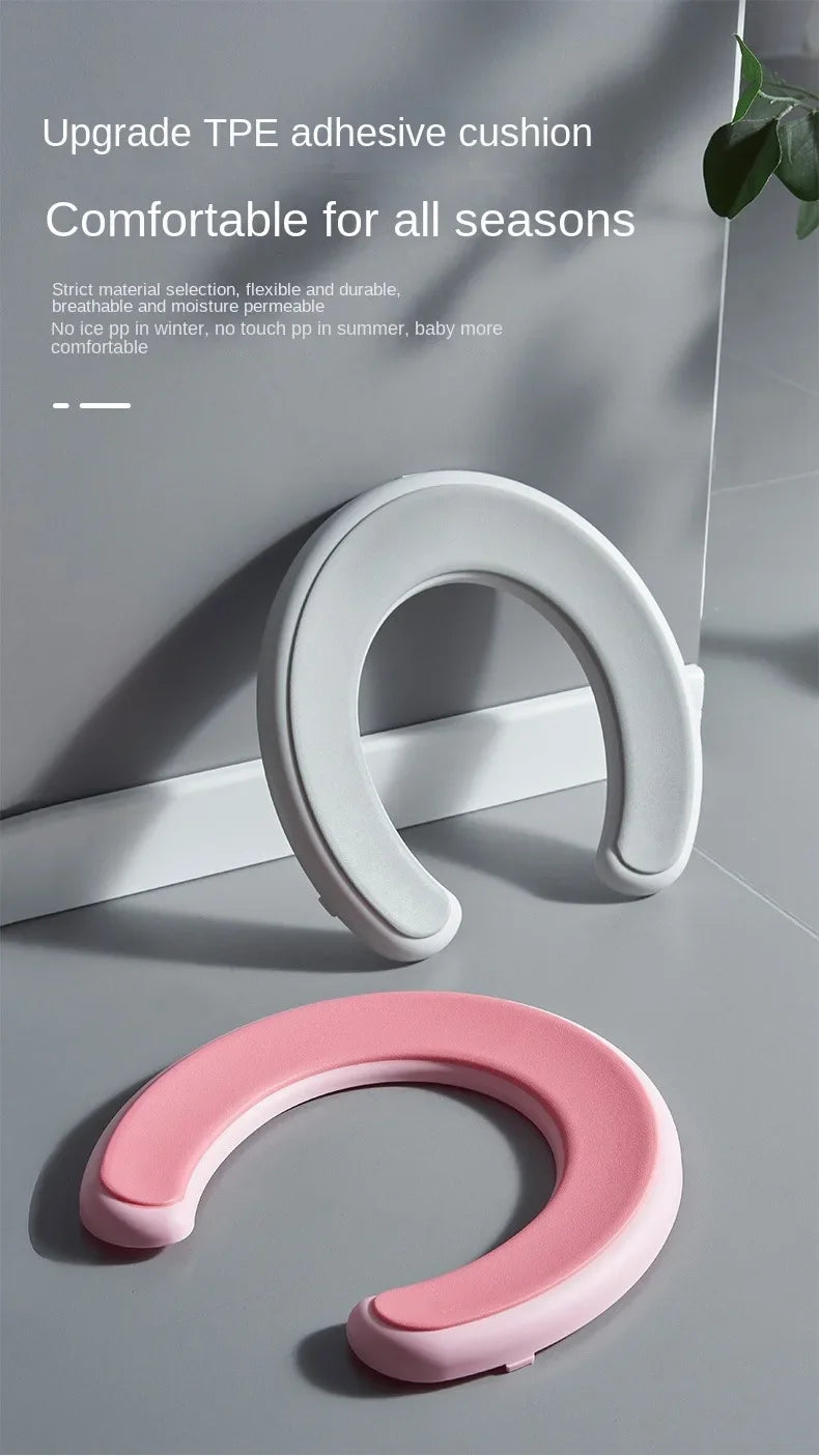 Baby and Child Toilet Seat Ring Female Baby and Little Boy Cushion Bedpan Cover Children's Toilet Household Auxiliary Toilet