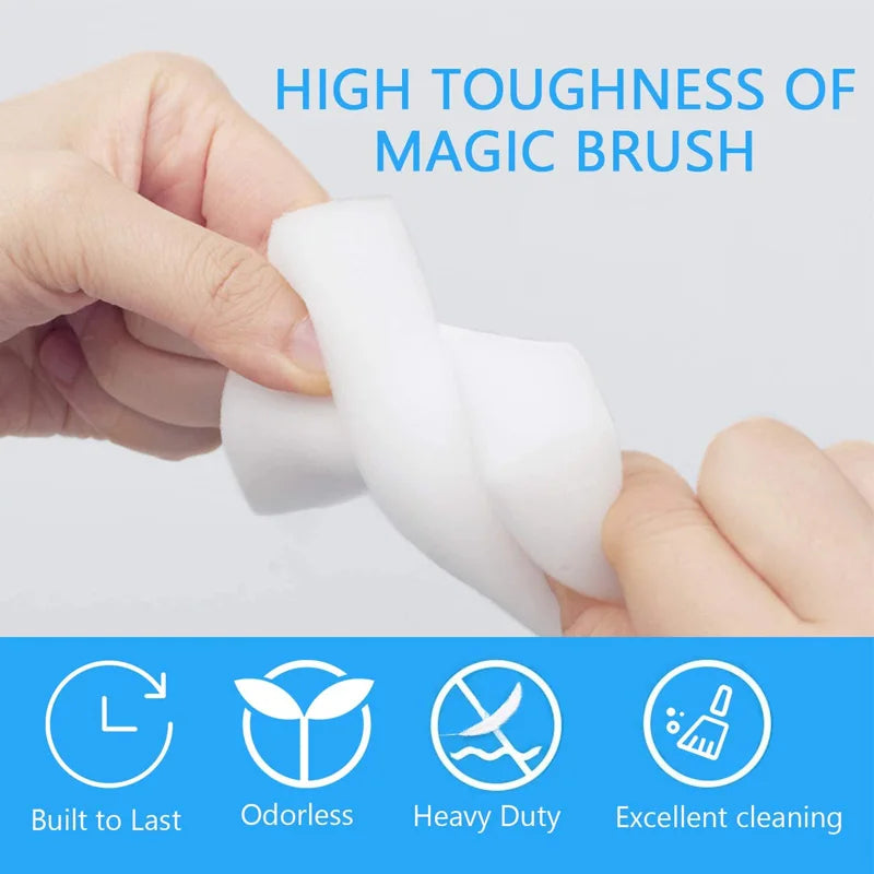 20/50/100PCS Esponja De Melamina Esponja Mágica Borracha Para O Escritório Da Cozinha Banheiro Casa De Melamina Nano Cleaner Esponja De Limpeza