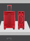 Maleta de viaje con ruedas de aleación de aluminio y magnesio 100 % de 20, 24 y 28 pulgadas, maleta de mano tipo carrito.