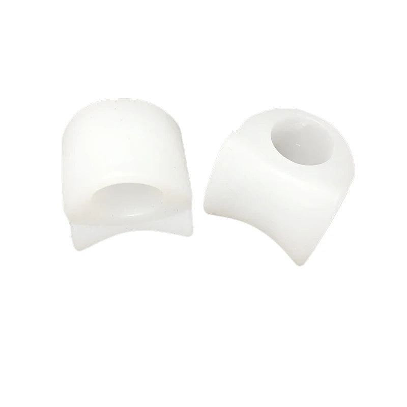2pcs Soft Silicone Gel Toe Separator Hallux Valgus Bunion Spacers 0verlapping Toes Thumb Corrector Foot Care Tool C1587 2pcs So