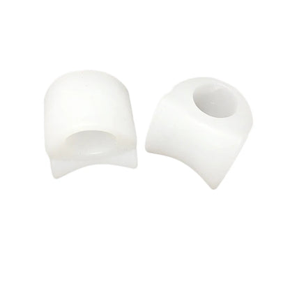 2pcs Soft Silicone Gel Toe Separator Hallux Valgus Bunion Spacers 0verlapping Toes Thumb Corrector Foot Care Tool C1587 2pcs So