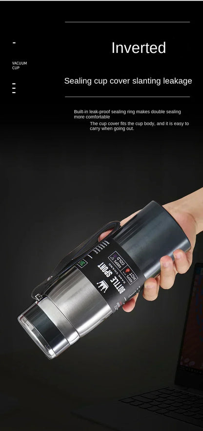 1L Thermal Water Bottle Keep Cold and Hot Water Bottle Thermos for Coffee Tea Vacuum Flasks Stainless Steel Thermos Bottle
