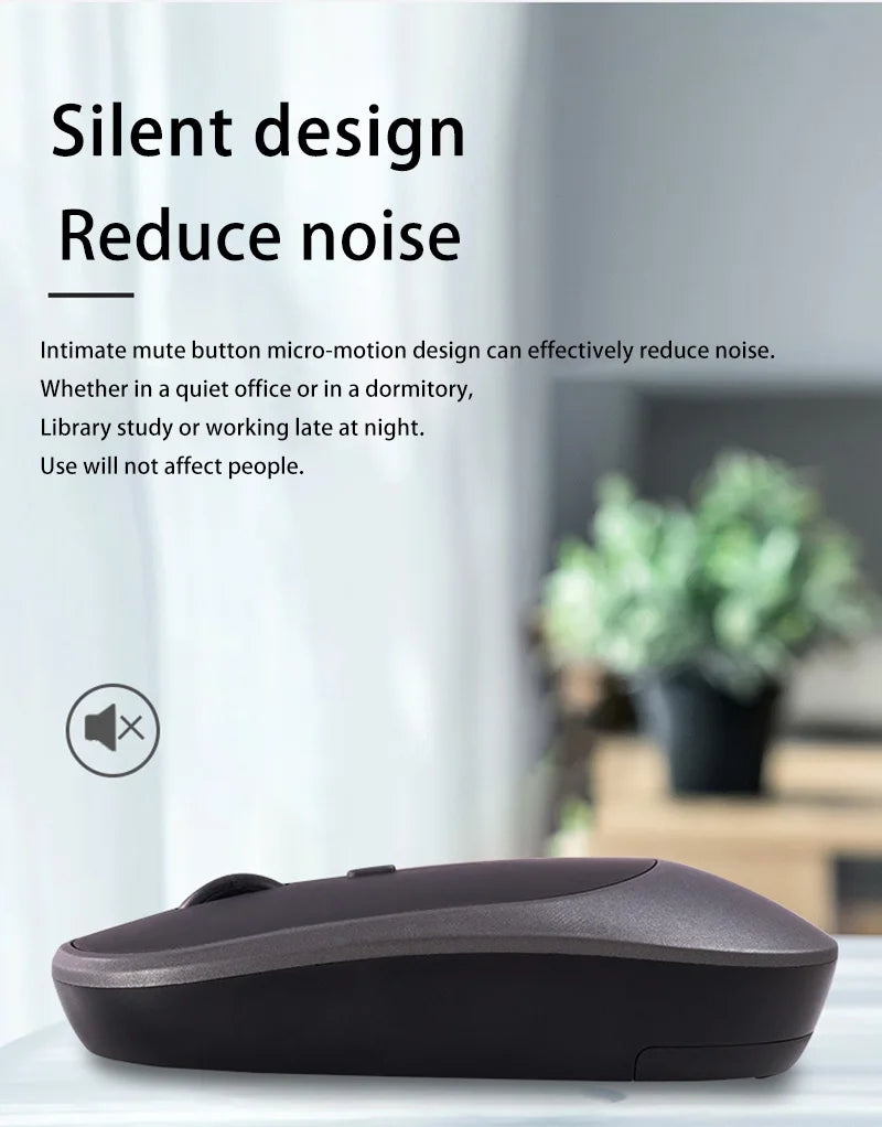 Xiaomi Wireless Mouse Bluetooth-compatible 2.4G Silent Mice Adjustable DPI Ergonomic Design USB Rechargeable Gaming Office Mouse