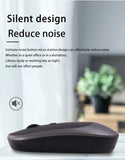 Xiaomi Wireless Mouse Bluetooth-compatible 2.4G Silent Mice Adjustable DPI Ergonomic Design USB Rechargeable Gaming Office Mouse
