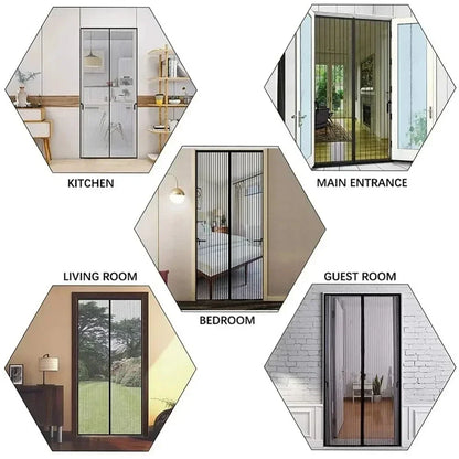 Magnetic Door Window Mosquito Net Insect Screen EcoFlow Anti Bug Curtains Home Garden Outdoor Protection Door Curtain