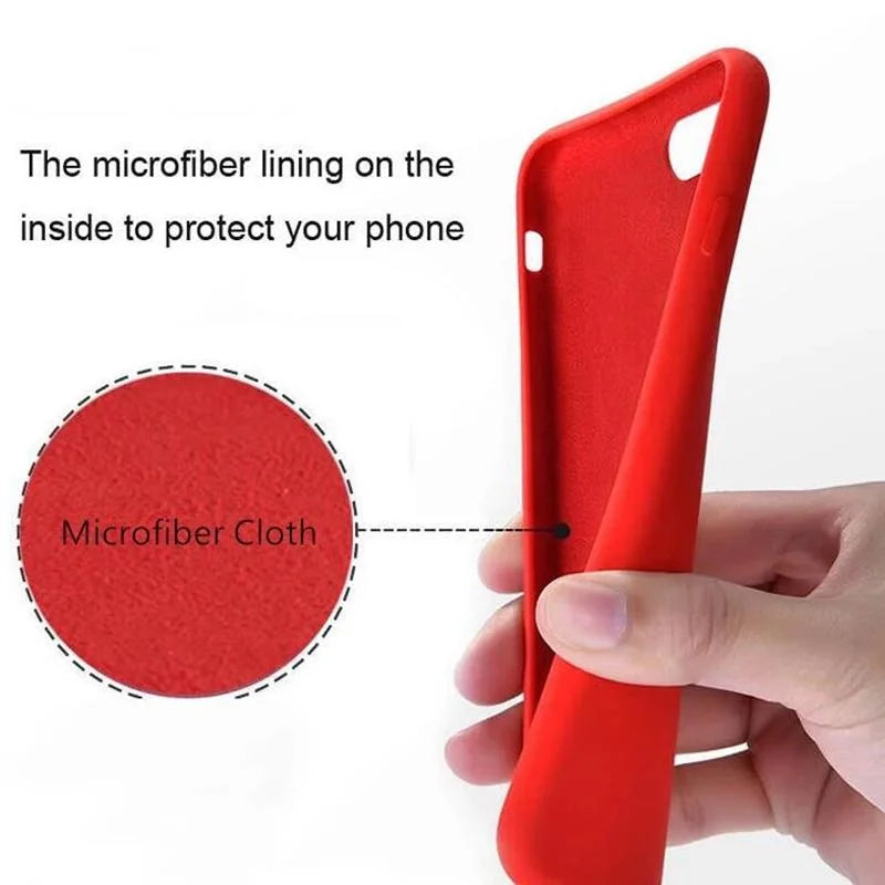 Official Original Silicone Phone Case For iPhone 16 13 15 14 12 Pro Apple Case for iPhone 16 Plus 13 14 11 12 15  Pro Max cover