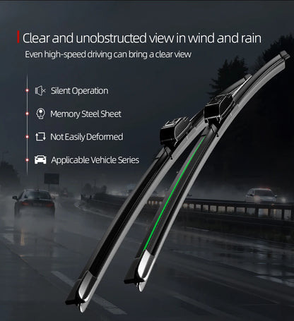 For Renault Captur Kaptur 2013-2023 Front Windshield Wiper Blades 2x Windscreen Window Accessories 2014 2015 2016 2017 2019 2021
