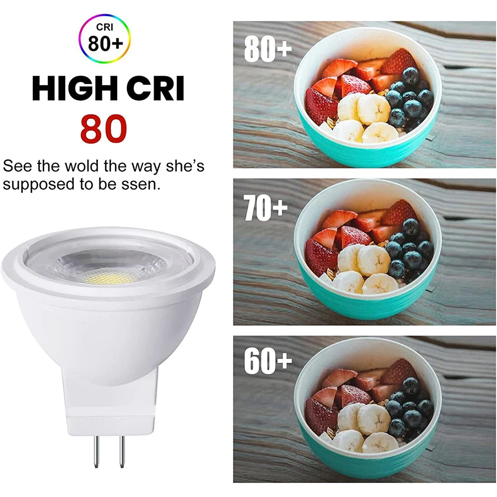 1/2/4/6/10 pçs 3w 5w mr11 lâmpadas led ac/dc12v economia de energia gu4.0 bifin holofotes lâmpada interior iluminação doméstica lâmpada halógena