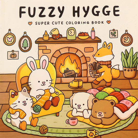 Halloween Coloring Book COZY FRIENDS Coloring Book For Adults And Teens Featuring Adorable Creepy Creatures for Halloween Gifts