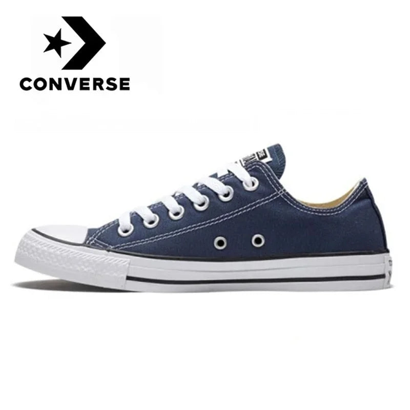 Converse Chuck Taylor All Star Men and Women Skateboarding Shoes Low-top Outdoor Vintage Sneaker White Black