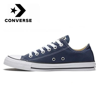 Converse Chuck Taylor All Star Men and Women Skateboarding Shoes Low-top Outdoor Vintage Sneaker White Black
