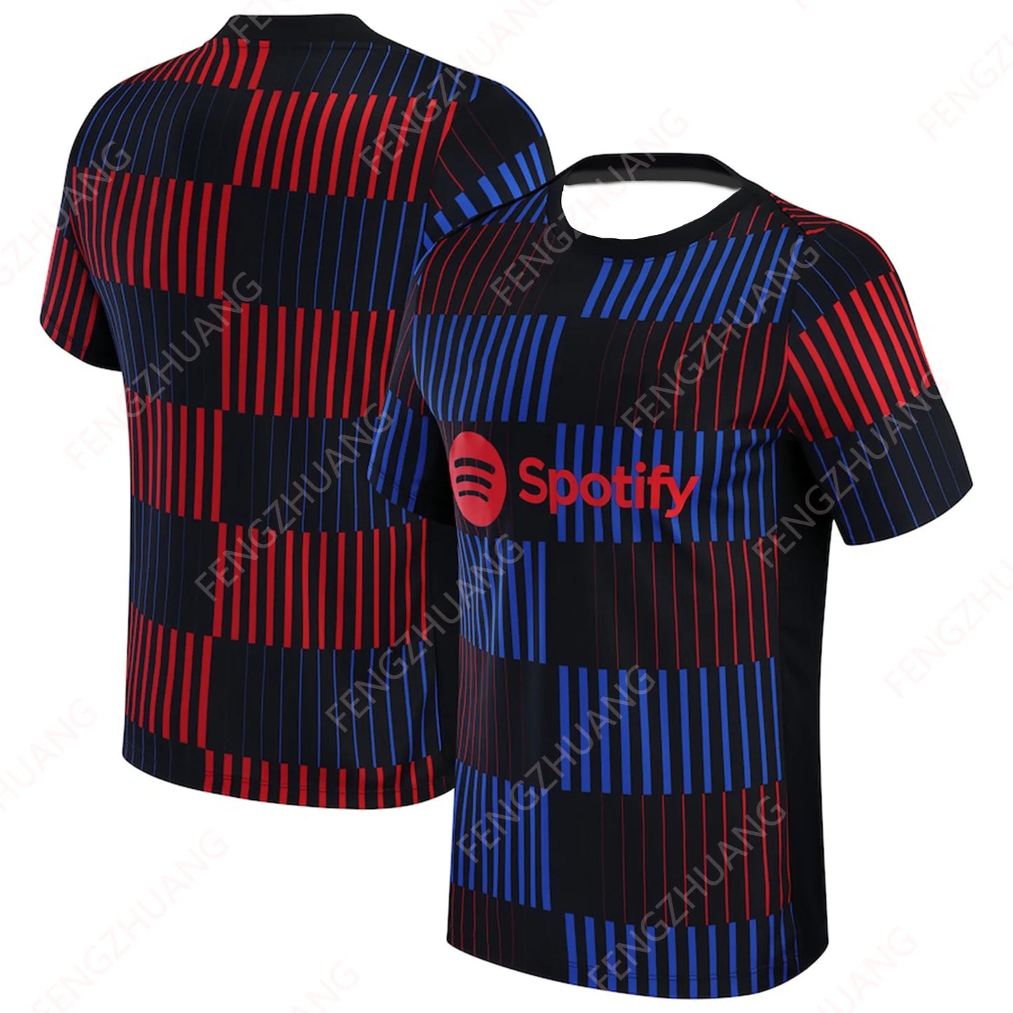 2024/25 Barcelona Man Outdoor Sweat Absorbent Quick Dry Soccer Jersey Unisex  Summer Classic Casual Loose Exercise Jersey T-Shir