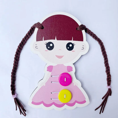 Montessori Busy Board Accessories Wood DIY Toy Material Education Activity Board Parts Toys For Children Basic Skills Learning