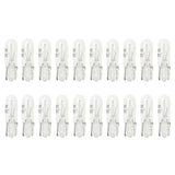 20Pcs Halogen T5 W2W Bulb 12V Car Instrument Lights Dashboard Bulb Auto Interior Warnning Light