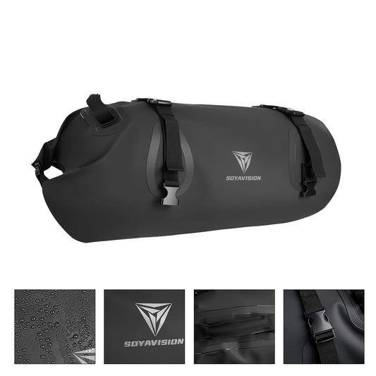 SOYAVISION 20L 50L 70L 80L 100L Motorcycle Waterproof Tail Bag Travel Outdoor Luggage Bag Motorcycle Seat Bag