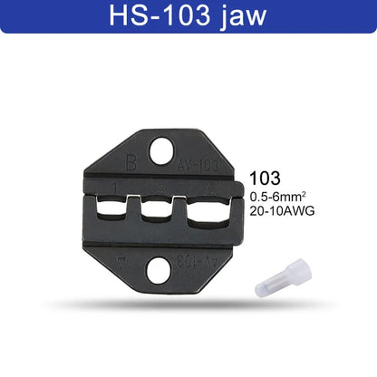 Crimping pliers jaw HS-03BC/40J/10WF/10A/103/2546B/35WF/05H/06WF2C for 230mm pliers plug spring and crimping cap terminals