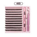 DIY Lashes Extension Kit, Clusters, Bond e Seal, Ferramentas de maquiagem para colagem, cola Acessórios, 200 pcs