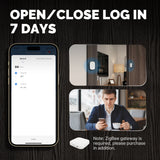 MOES Tuya ZigBee Smart Window Door Gate Sensor Detector Smart Home Security Alarm System Smart Life Tuya App Remote Control