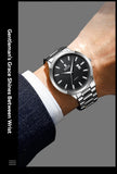 RUIGE Fashion Men's Watch Roman Scale Minimalist Men's Famous Watch Night Glow Waterproof Trendy Watch