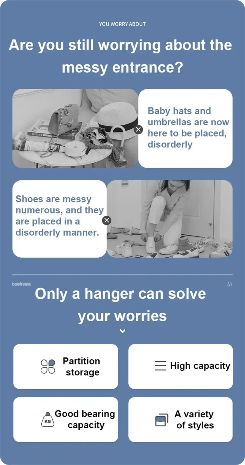 Zapatero multicapa para el hogar, multifuncional, para dormitorio, armario para zapatos y abrigos