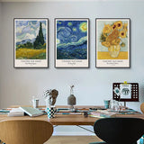 Vincent Van Gogh Writings Canvas Prints Painting Posters Great Work The Starry Night Poster Wall Art Living Room Bedroom Decor