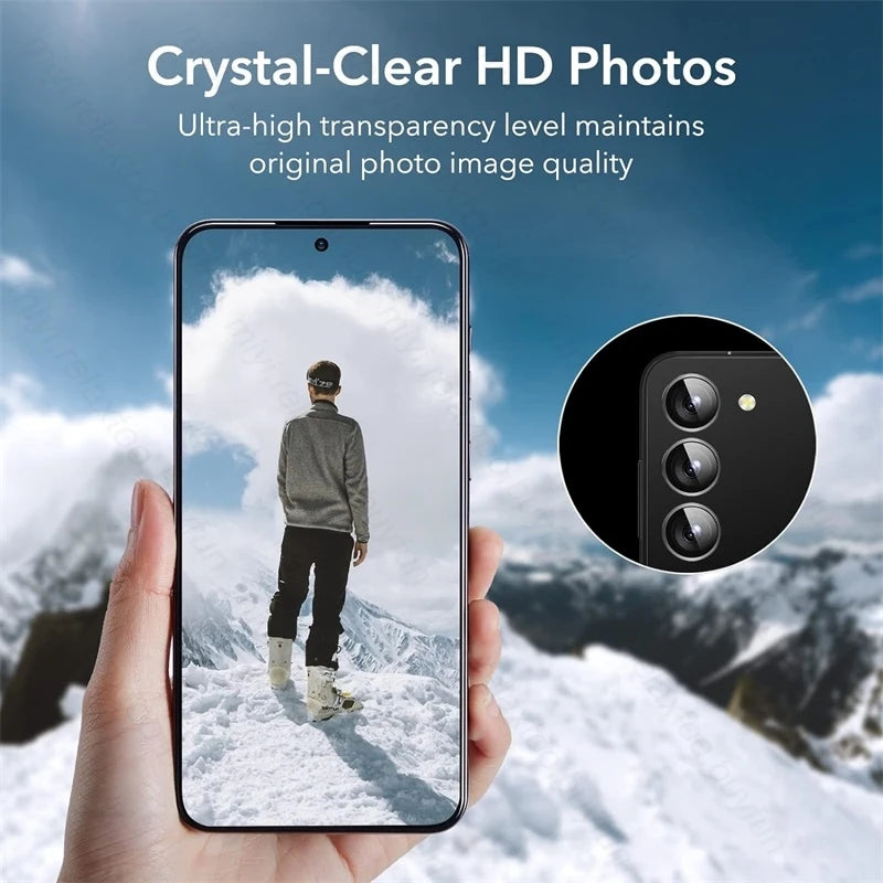 Matel Ring+Tempered Glass Moblie Phone Camera Lens Film For Samsung Galaxy A55 A35 A25 A15 5G Sumsung Samung A 55 35 25 15 2024