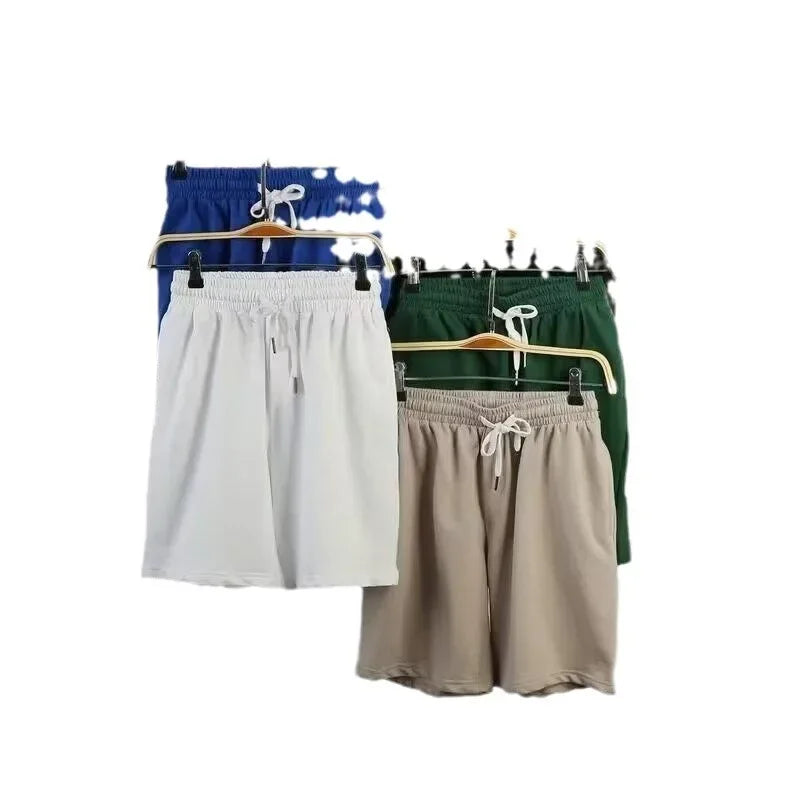 Trendy Brand Casual Loose-fit Men's Shorts Summer Home Comfort Sweatpants Sleepwear Stylish Five-piece Pants