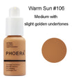 30ml phoera fundação base de maquiagem creme mineral toque branqueamento corretivo macio fosco óleo-controle ofertas quentes fundação tslm1