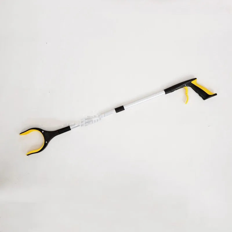 Recogedor de basura ligero y resistente con abrazadera giratoria de 360° para personas mayores, herramienta de recolección de basura de 32 pulgadas.