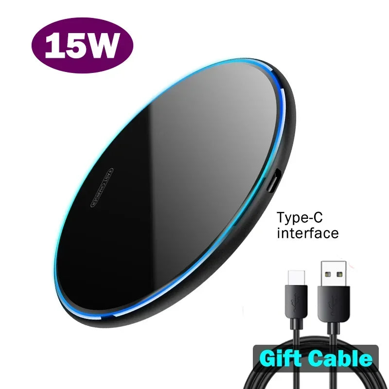 15W Fast Wireless Charger for Google Pixel 7a 8a 6 7 8 9 Pro XL Fold Wireless Charging Qi-compatible Charger with Cable