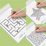 Maze puzzle book: Brain-challenging toy for boys and girls - Maze, logic games, and concentration exercises - Children's gift