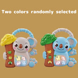 Teclado Piano Eletrônico Animal para Bebês, Brinquedo Educacional Infantil com Música de Iluminação, Música Infantil, 18M +