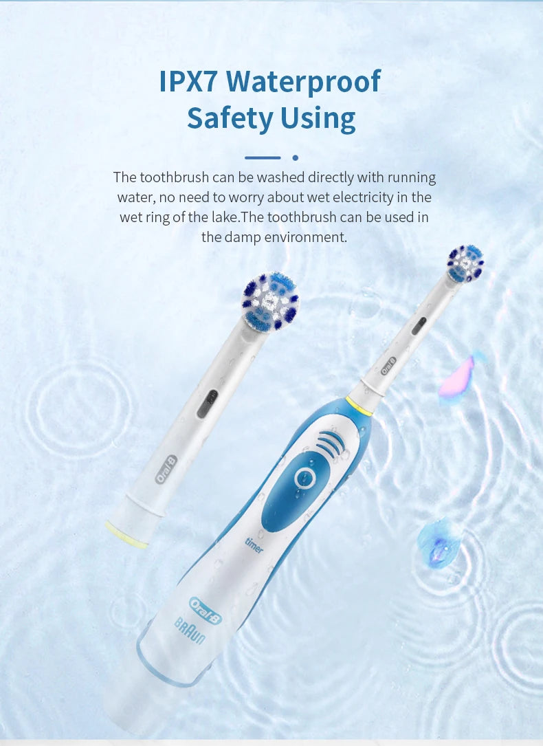 Oral B Electric Toothbrush Rotation Precision Clean Tooth Remove Plaque Adult Tooth Brush 5010 with Gift Replacement Brush Heads