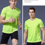 Running Shirts Soccer Shirts Men's Jersey Sportswear Mens Jogging T-Shirts Quick Dry Compression Sport T-Shirt Fitness Gym