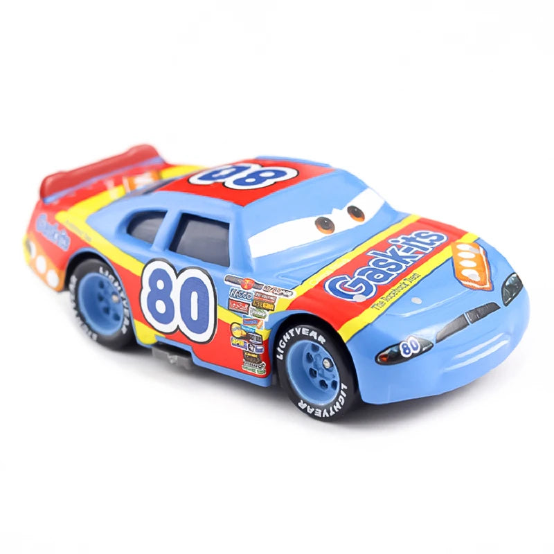 Disney Pixar Cars 3 Lightning McQueen No19 Poppy Racing Family Family Jackson Storm Ramirez Die Cast Metal Alloy Kids Gifts