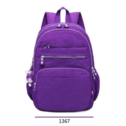 Popular Backpack Women Nylon waterproof bookbag Female Travel bagpack Climbing Packbag Multiple pockets Schoolbag Girls tote