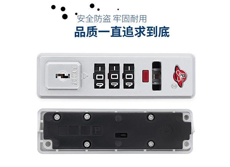 TSA Customs Lock Luggage Compartment Password Lock Accessories PKE Buckle Trolley Case Accessories Buckle Luggage Bag Lock