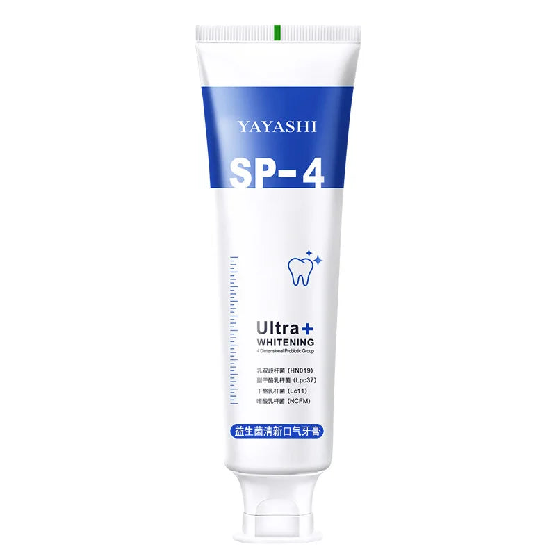 Quick Repair Cavities Caries Probiotic Toothpaste Clean Whiten Remove Yellow Plaque Protect Gum Reduce Tooth Stains Fresh Breath