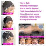 Peruca lace frontal cabelo humano liso HD 250% - densidade - longo luxo