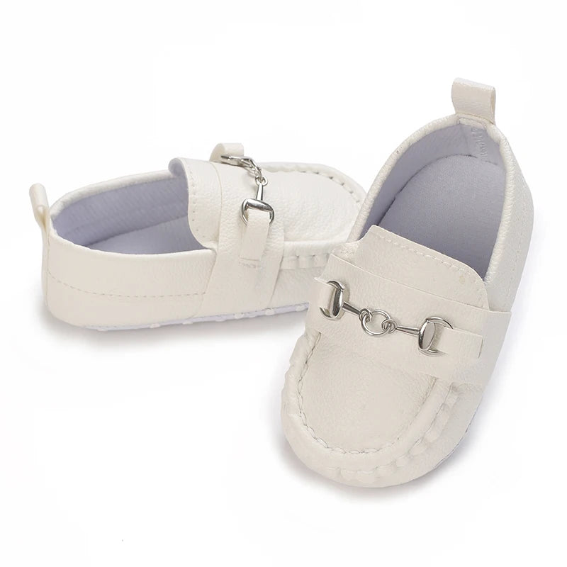 Casual Slip On Low Top Loafer Shoes For Baby Boys, Lightweight Comfortable Non Slip Flat Shoes For Indoor Outdoor Walking
