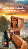 10ml Tanning Oil for Outdoor Beach Sunbathing, Body Tanning Essential Oil Drops, Natural Brown Tone, Formaldehyde-Free
