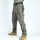 Men's Urban Ops Tactical Cargo Pants Work Casual Water Resistant Hiking Climbing Pants for Men Combat Trousers Army Combat Pants