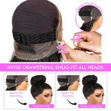 Peruca lace 360 cabelo humano cacheado HD - alta densidade 250%