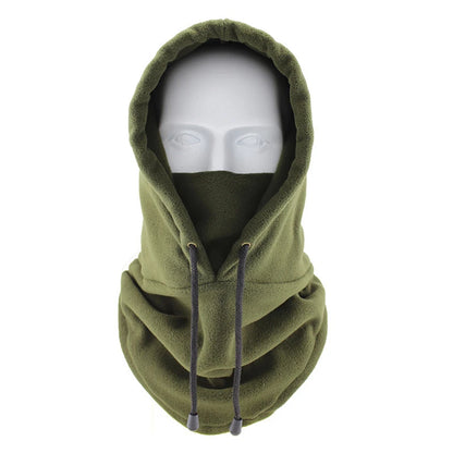 Gorros de senderismo de invierno a prueba de viento para hombre, cálidos pasamontañas térmicos de forro polar, gorros para esquiar, bicicleta, motocicleta, calentador de cuello, casco.
