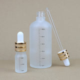 5ml-100ml Dropper Bottles With Scale Reagent Eye Drop Sanding Glass Aromatherapy Liquid Pipette Bottle Refillable Bottles Travel