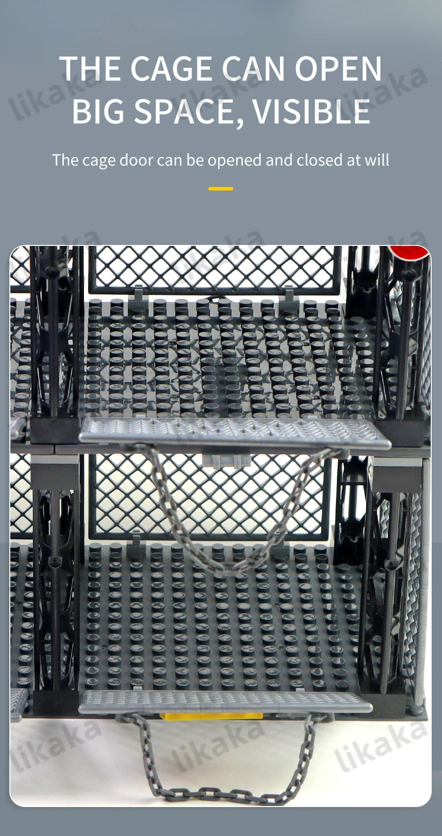MOC Military Prison Building Blocks Military Restricted Area Trap Blocks Toys Sets DIY Construction Bricks Toys for Boys Gifts