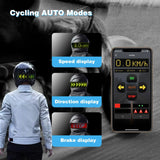 LED Helmet Display ,Motorcycle Helmet Tail Light Helmet Warning Light Moto Accessories